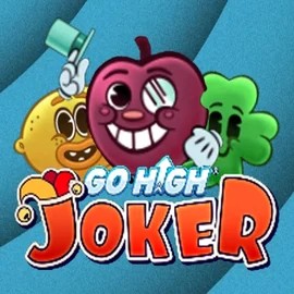 Go High Joker slot logo by RubyPlay at Jokery Casino