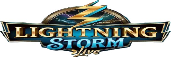 Lightning Storm game by Evolution – logo hosted on Jokery Casino