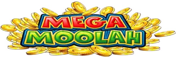 Mega Moolah slot logo by Games Global at Jokery Casino